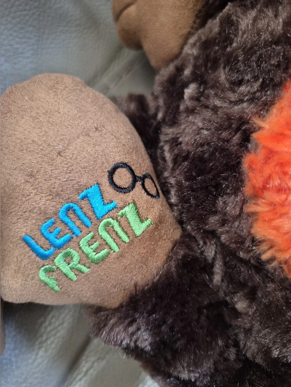 Lenz Frenz Eye Glasses Holder Plush Monkey Soft 17
